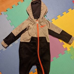 Nike DRI Fit one piece hooded track suit
